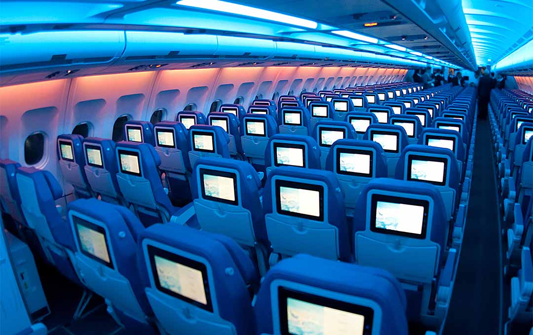 image of a passenger plane seats