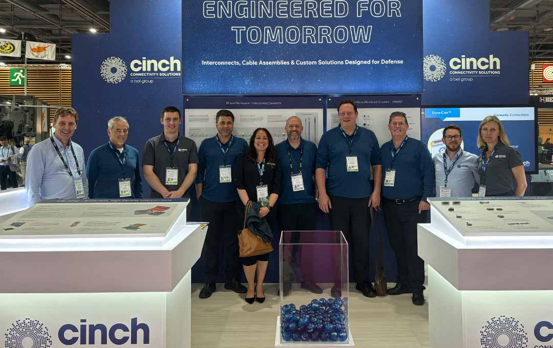 Cinch team at an event booth