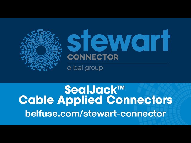 Stewart Connector SealJack™ Cable Applied Connectors